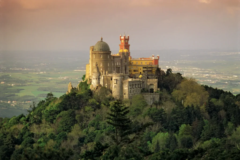 image of Palácio da Pena in Sintra Portugal